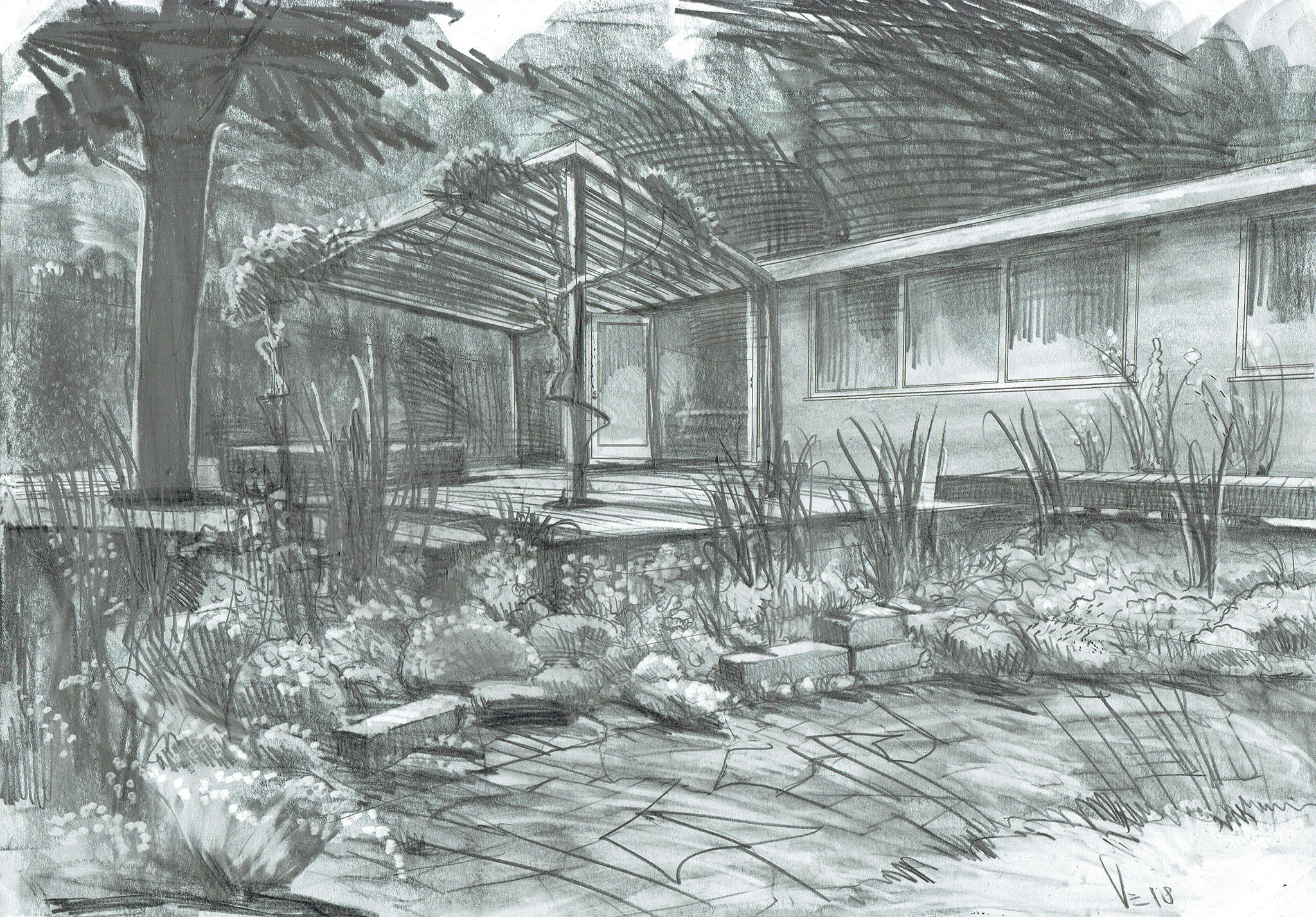 De Ontwerpwerkplaats, Gijs Niemeijer, Floor van Ditzhuyzen, Spannende Stadstuin , ontwerp tuin, ontwerp stadstuin, tuinontwerp, victor et flor, Floor van ditzhuyzen, ontwerp stadstuin, design urban garden, garden design, tuinontwerp, ontwerp tuin, architectural visuals, victor et flor, victor elberse, visuals by victor